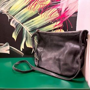 American Leather Co Black Crossbody Purse